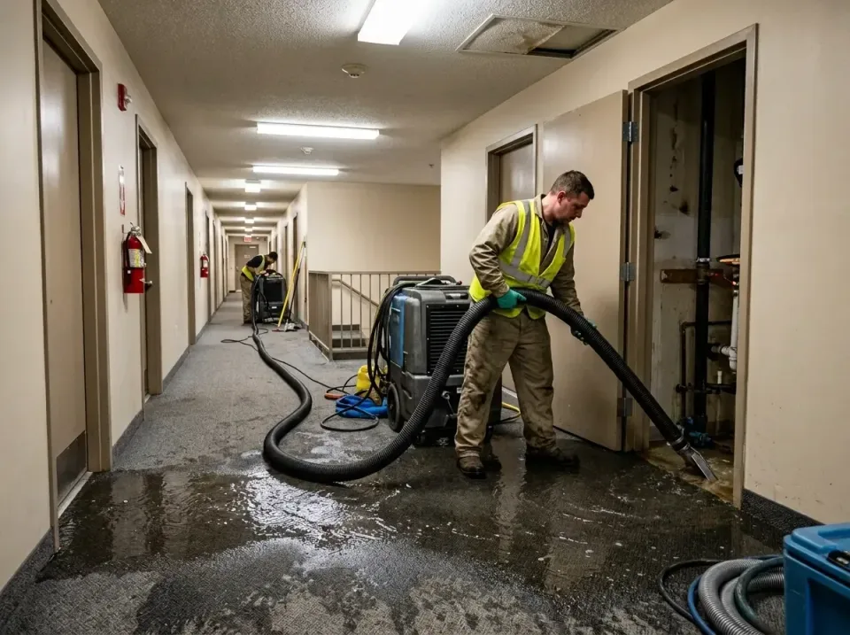 multi-unit-apartment-hallway-f-005 — frequently asked questions, Emergency Burst Pipe Water Extraction & Removal in Short Pu…